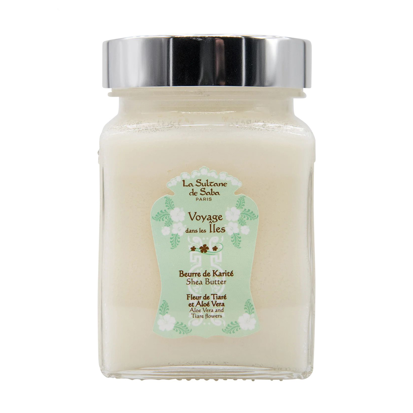 Масло каріте для обличчя, тіла та волосся La Sultane de Saba Shea Butter Тіаре та алое вера, 300 мл